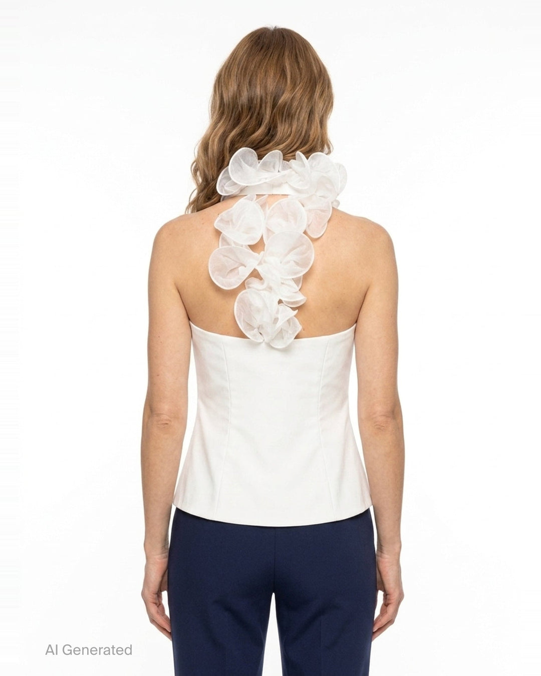 Spiral V-Neck Floral Top | Stolen Stores | Club21 - back