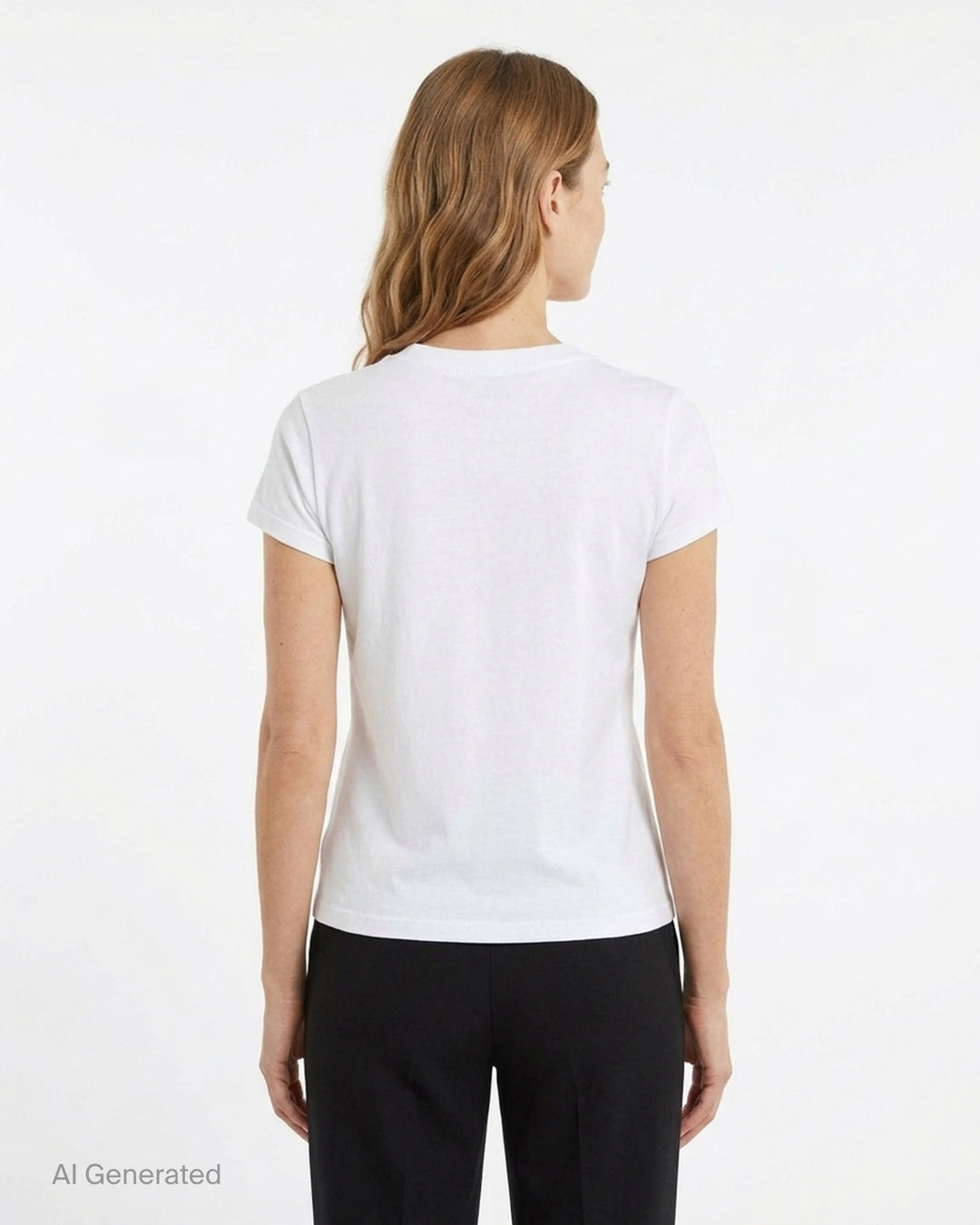Sultry Virgin white baby tee with bold pink collegiate-style 'This Is Too Much Effort' slogan print on the chest, crew neckline, short sleeves, fitted silhouette - back