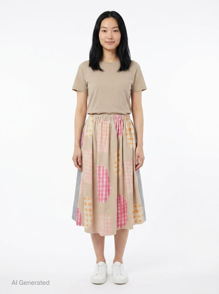 A-Line Midi Skirt | Tao | Club21 - front