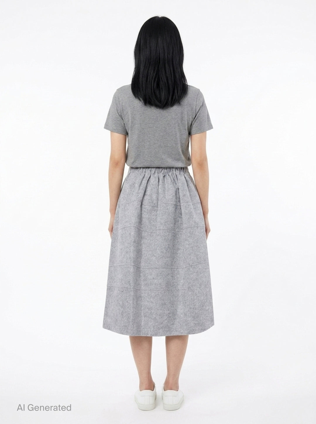 A-Line Midi Skirt | Tao | Club21 - back