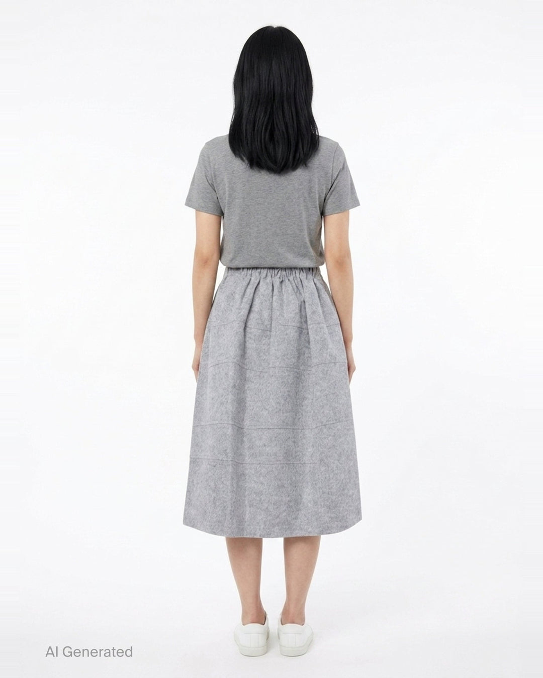 A-Line Midi Skirt | Tao | Club21 - back