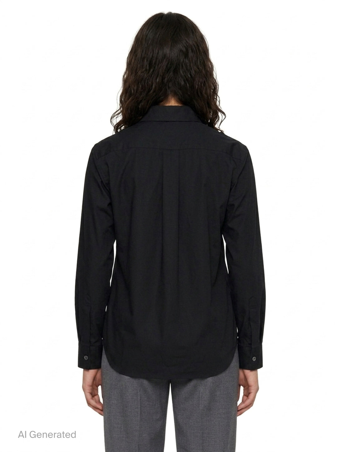 Ruffle Front Cotton Shirt | Tao | Club21 - back