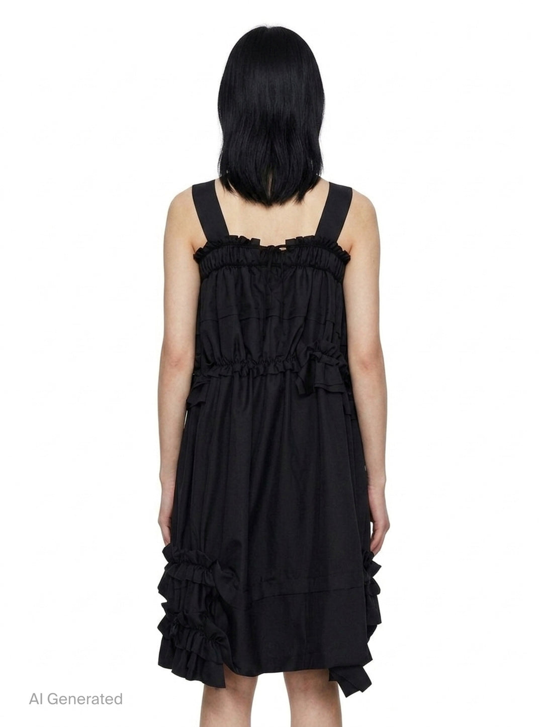 Ruffled Sleeveless Pinafore Dress | Tao | Club21 - back