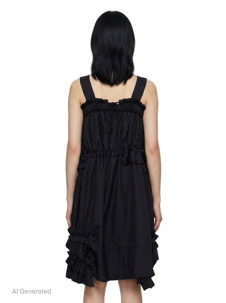 Ruffled Sleeveless Pinafore Dress | Tao | Club21 - back