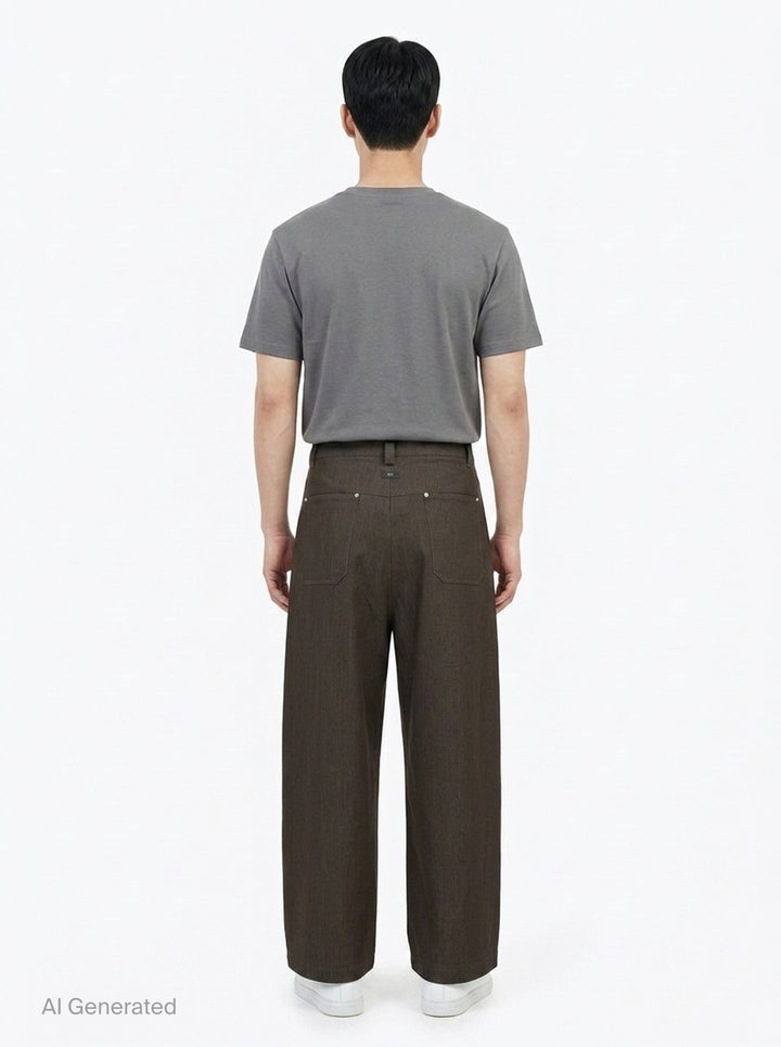 Reset Pleated Trousers | TEAM WANG design | Club21 - back
