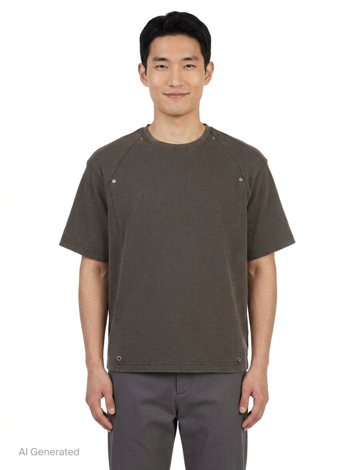 Reset Washed Tee | TEAM WANG design | Club21 - front