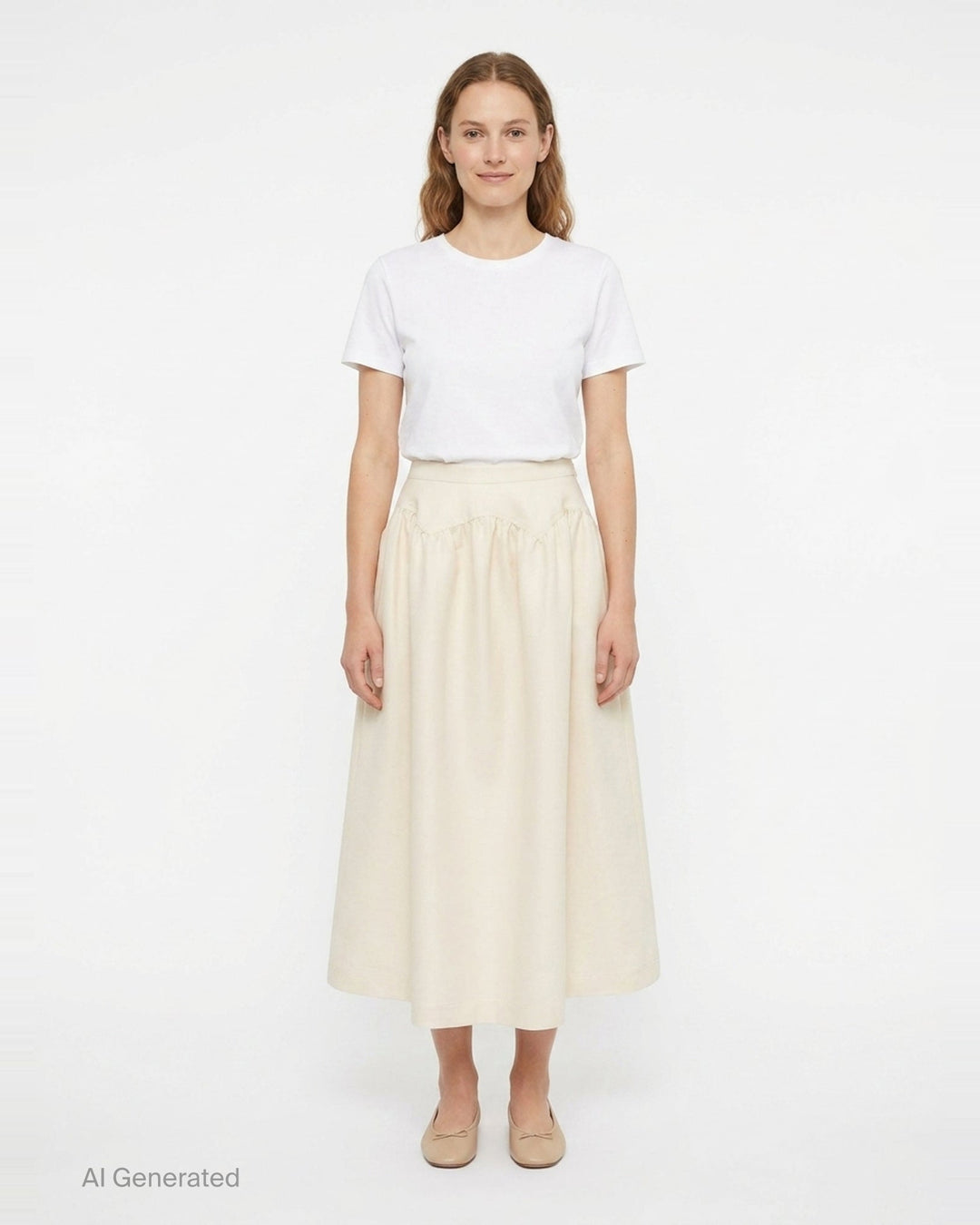 Arc-Line Full Skirt | The Loom Atelier | Club21 - front