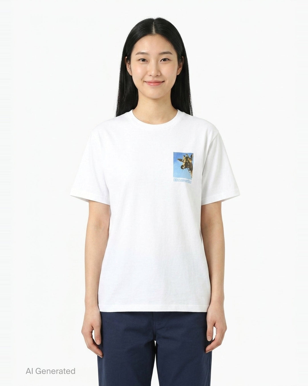 Giraffe Graphic Tee | thisisneverthat | Club21 - front