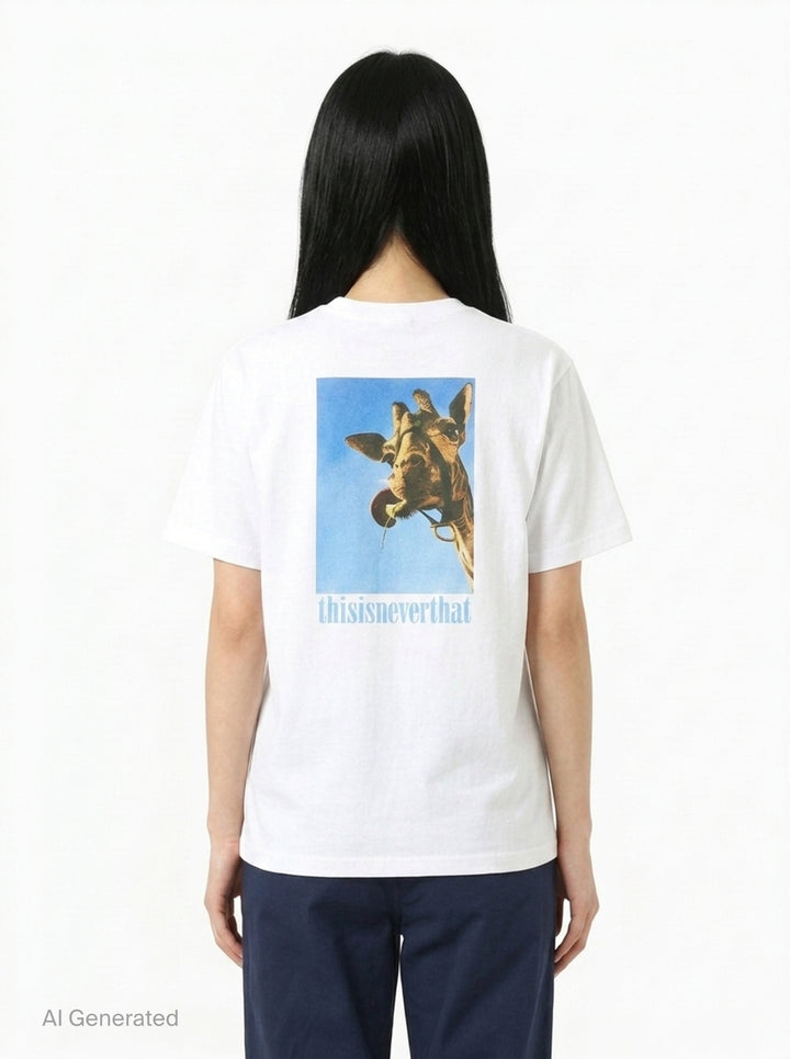 Giraffe Graphic Tee | thisisneverthat | Club21 - back