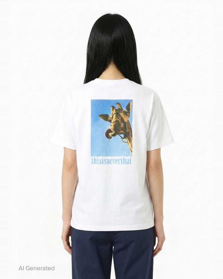 Giraffe Graphic Tee | thisisneverthat | Club21 - back
