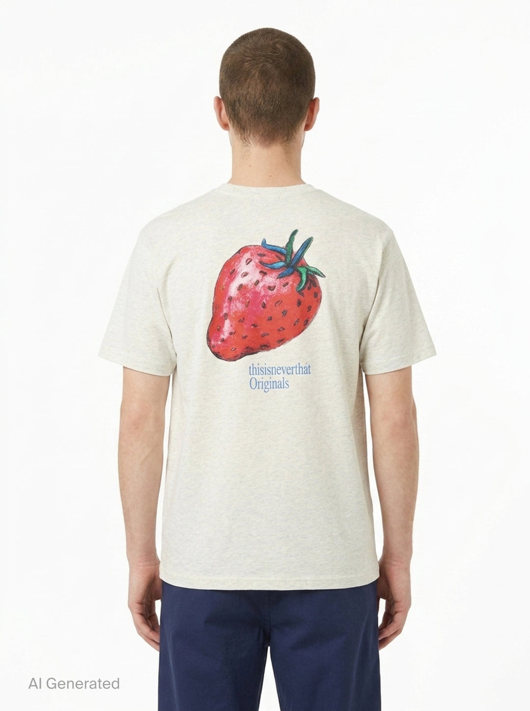 Strawberry Graphic Tee | thisisneverthat | Club21 - back