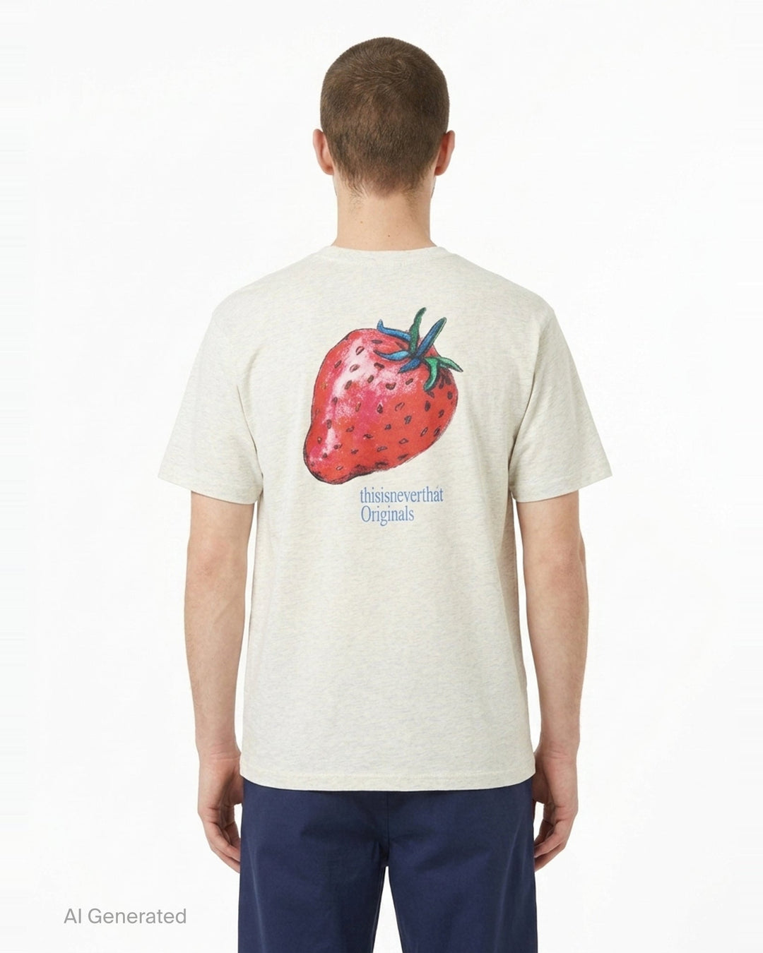 Strawberry Graphic Tee | thisisneverthat | Club21 - back