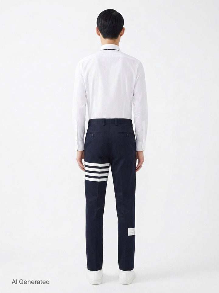 4-Bar Chino Trousers | Thom Browne | Club21 - back