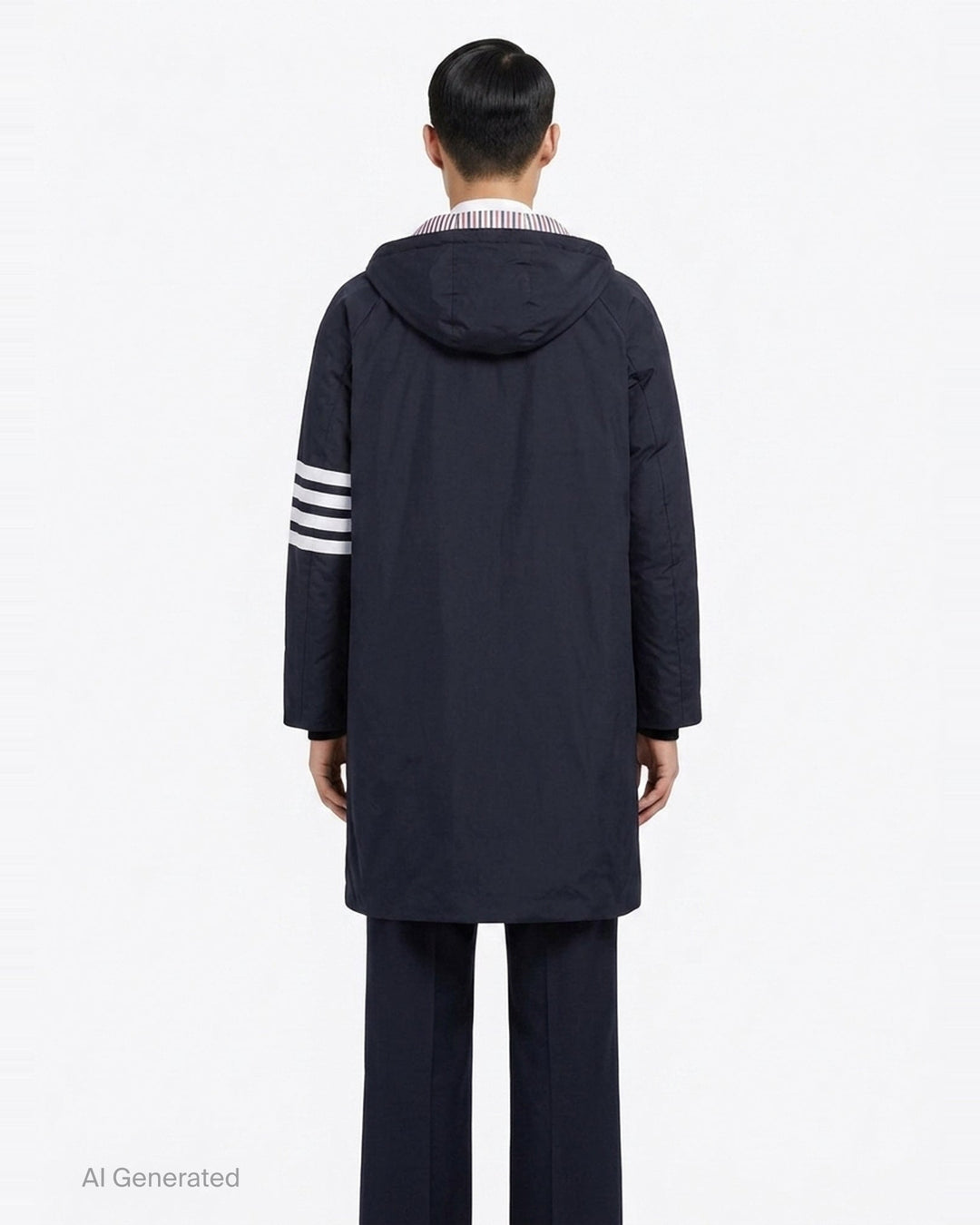 4-Bar Football Sideline Parka | Thom Browne | Club21 - back