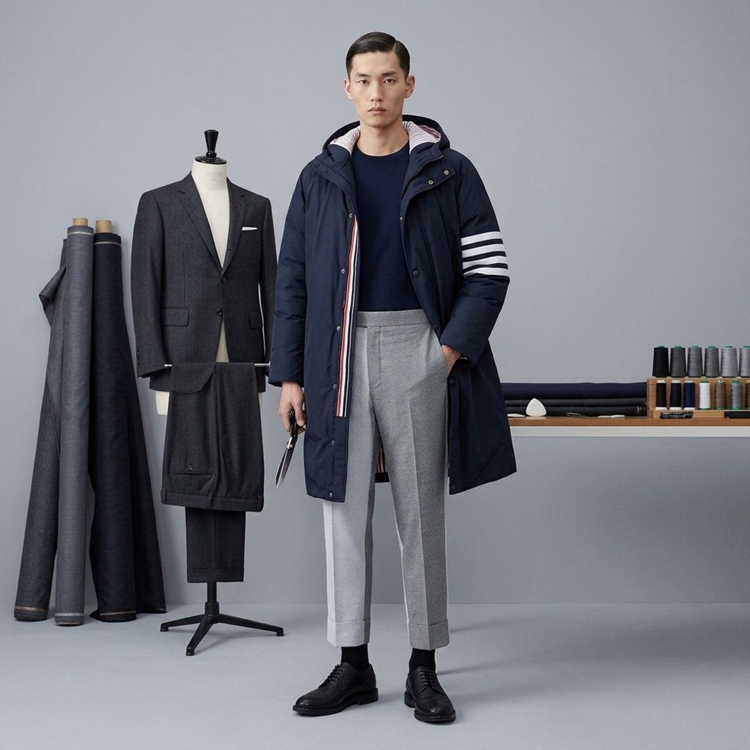 4-Bar Football Sideline Parka | Thom Browne | Club21 - lifestyle