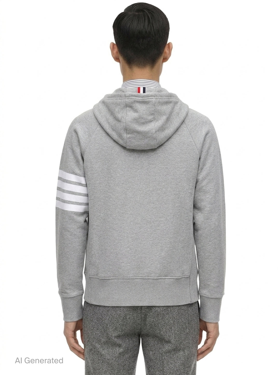 4-Bar Full Zip Hoodie | Thom Browne | Club21 - back