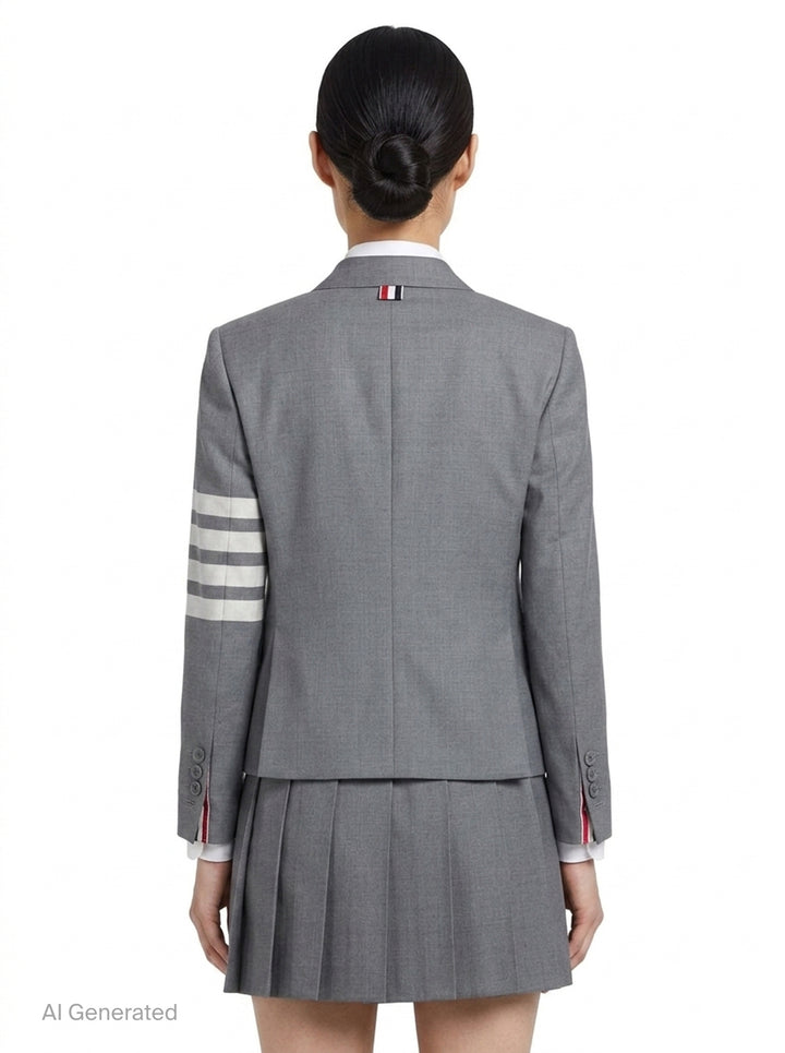 4-Bar High Armhole Sport Coat | Thom Browne | Club21 - back