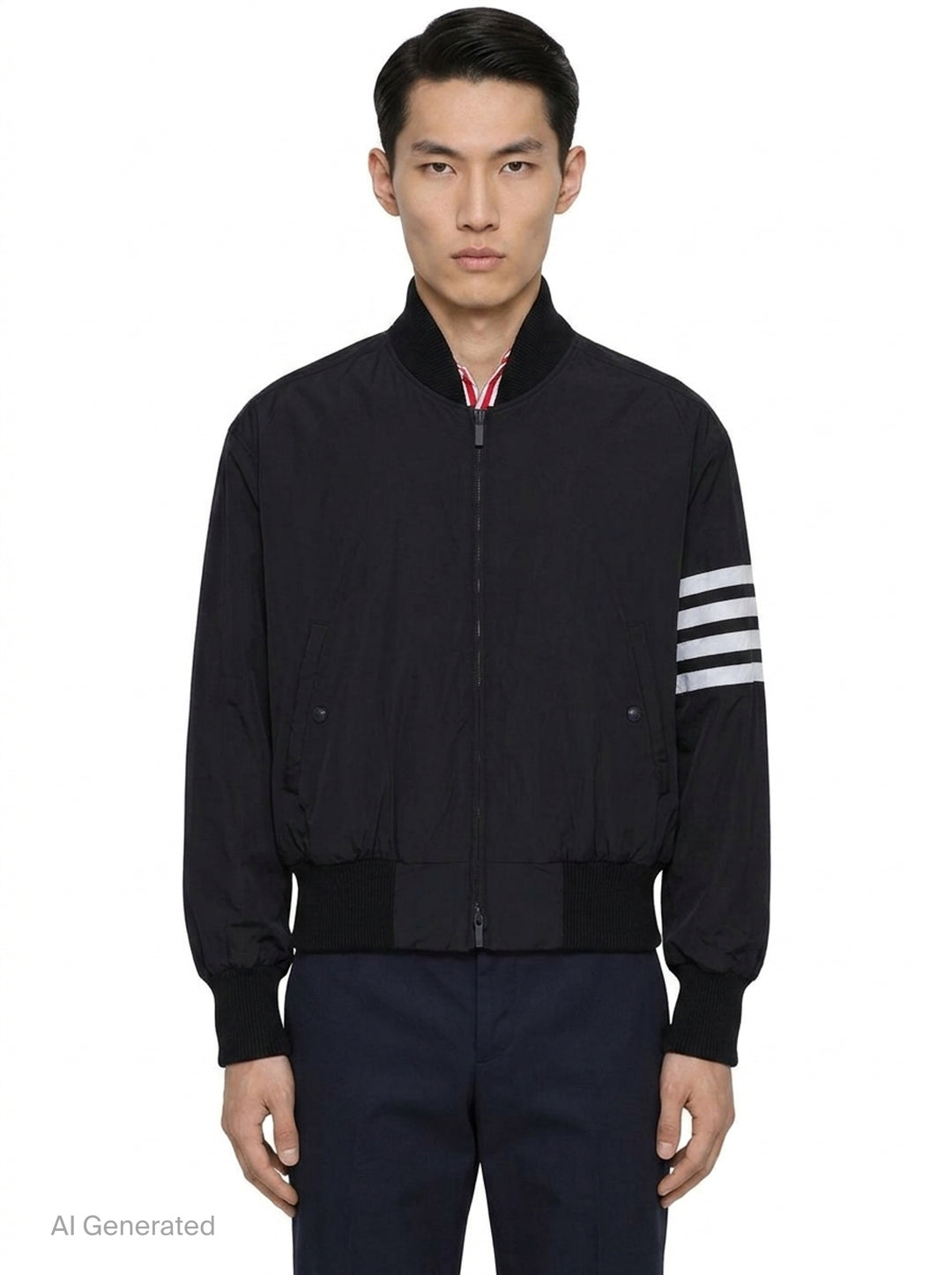 4-Bar Oversized Down Blouson | Thom Browne | Club21 - front