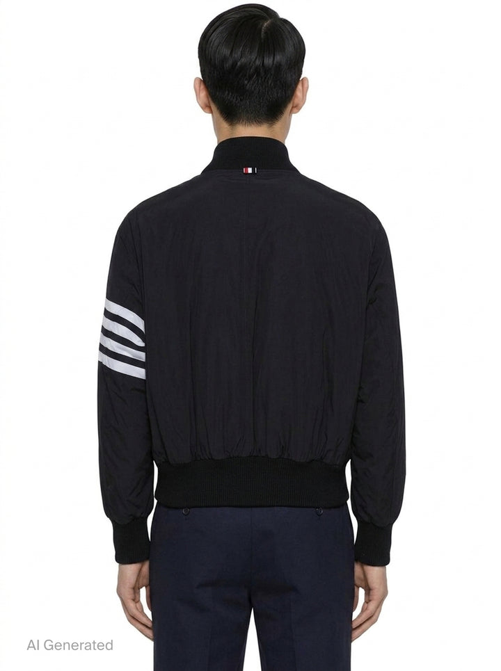 4-Bar Oversized Down Blouson | Thom Browne | Club21 - back
