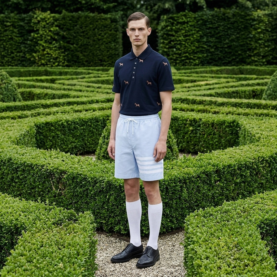 4-Bar Rugby Shorts | Thom Browne | Club21 - lifestyle