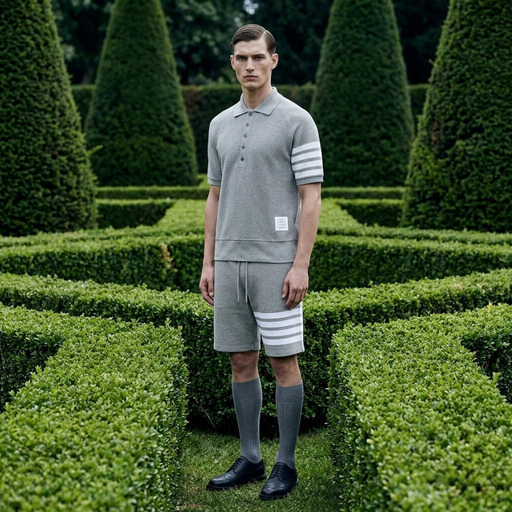4-Bar Saddle Sleeve Polo | Thom Browne | Club21 - lifestyle