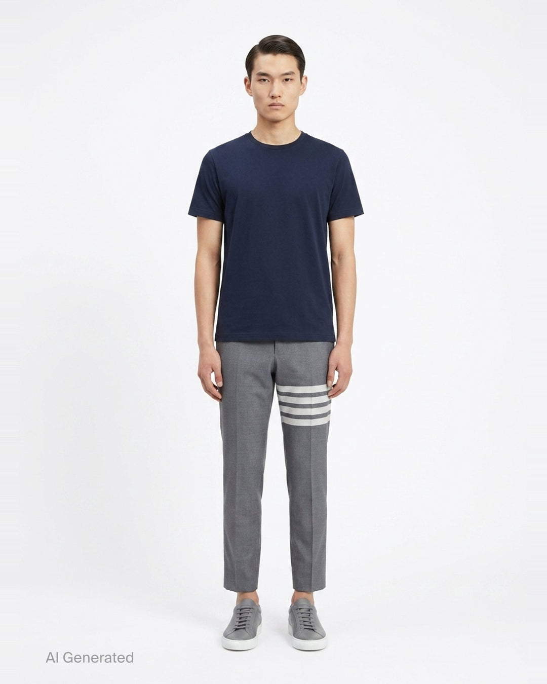4-Bar Stripe Tailored Trousers | Thom Browne | Club21 - front