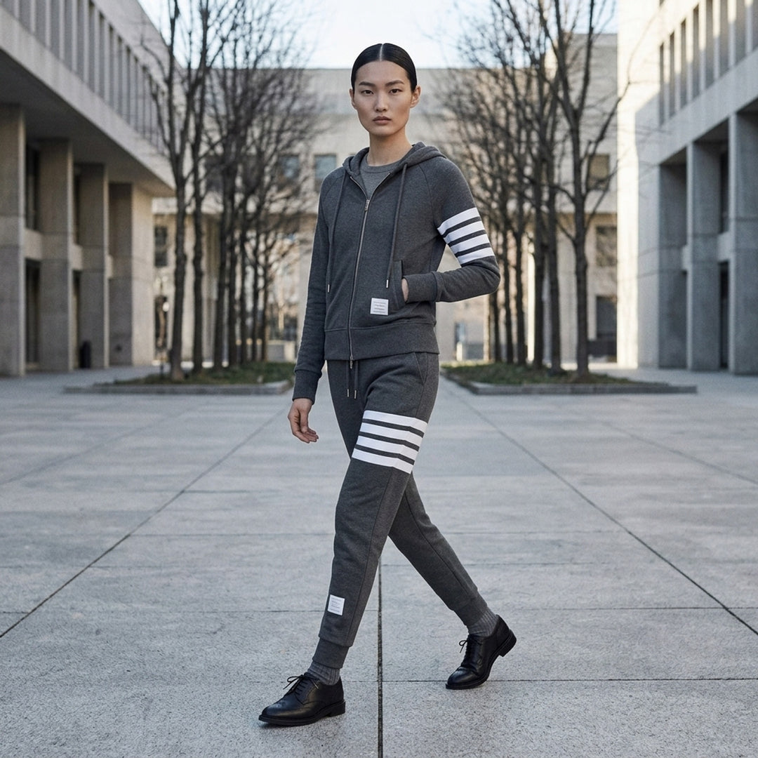 4-Bar Zip Hoodie | Thom Browne | Club21 - lifestyle