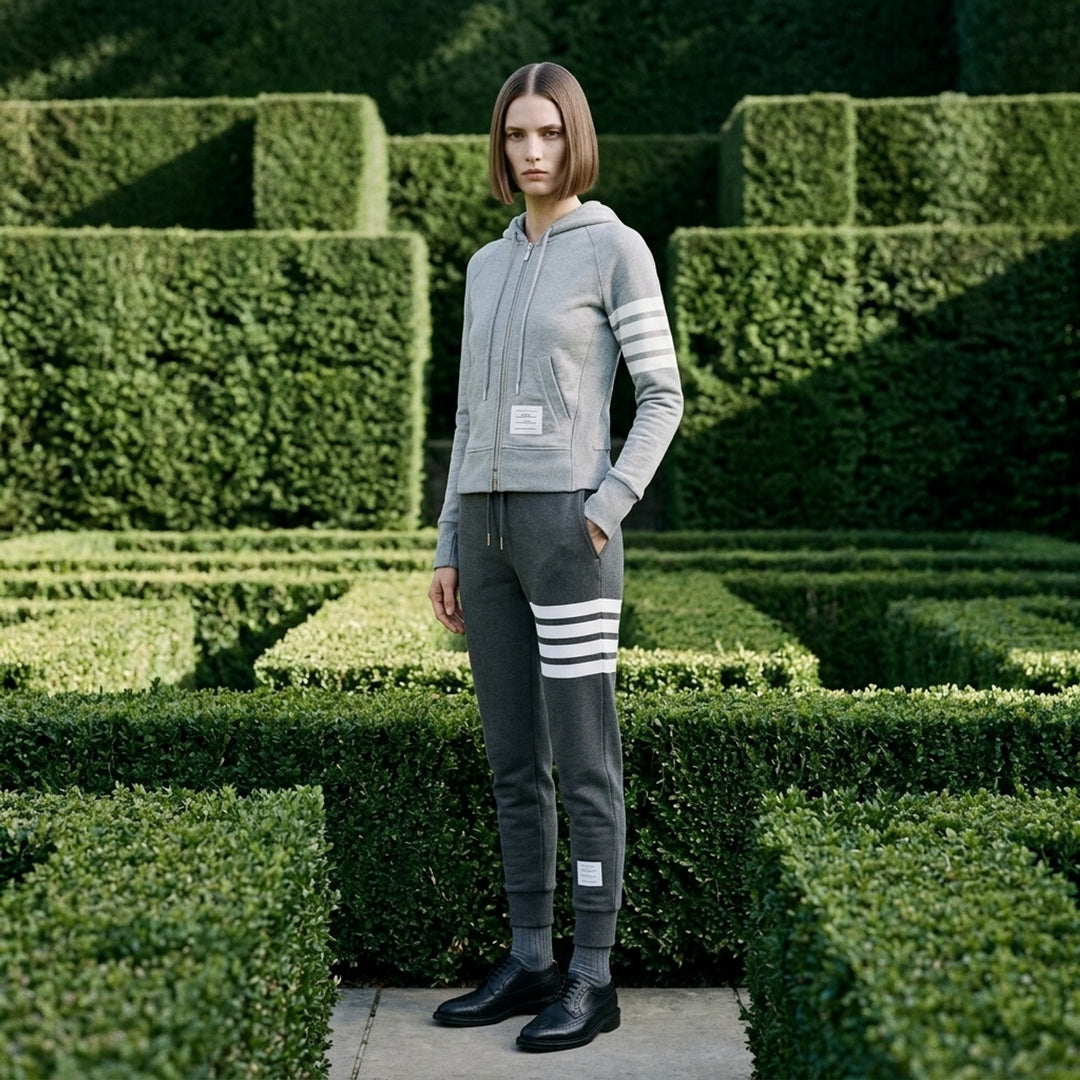 4-Bar Zip Hoodie | Thom Browne | Club21 - lifestyle