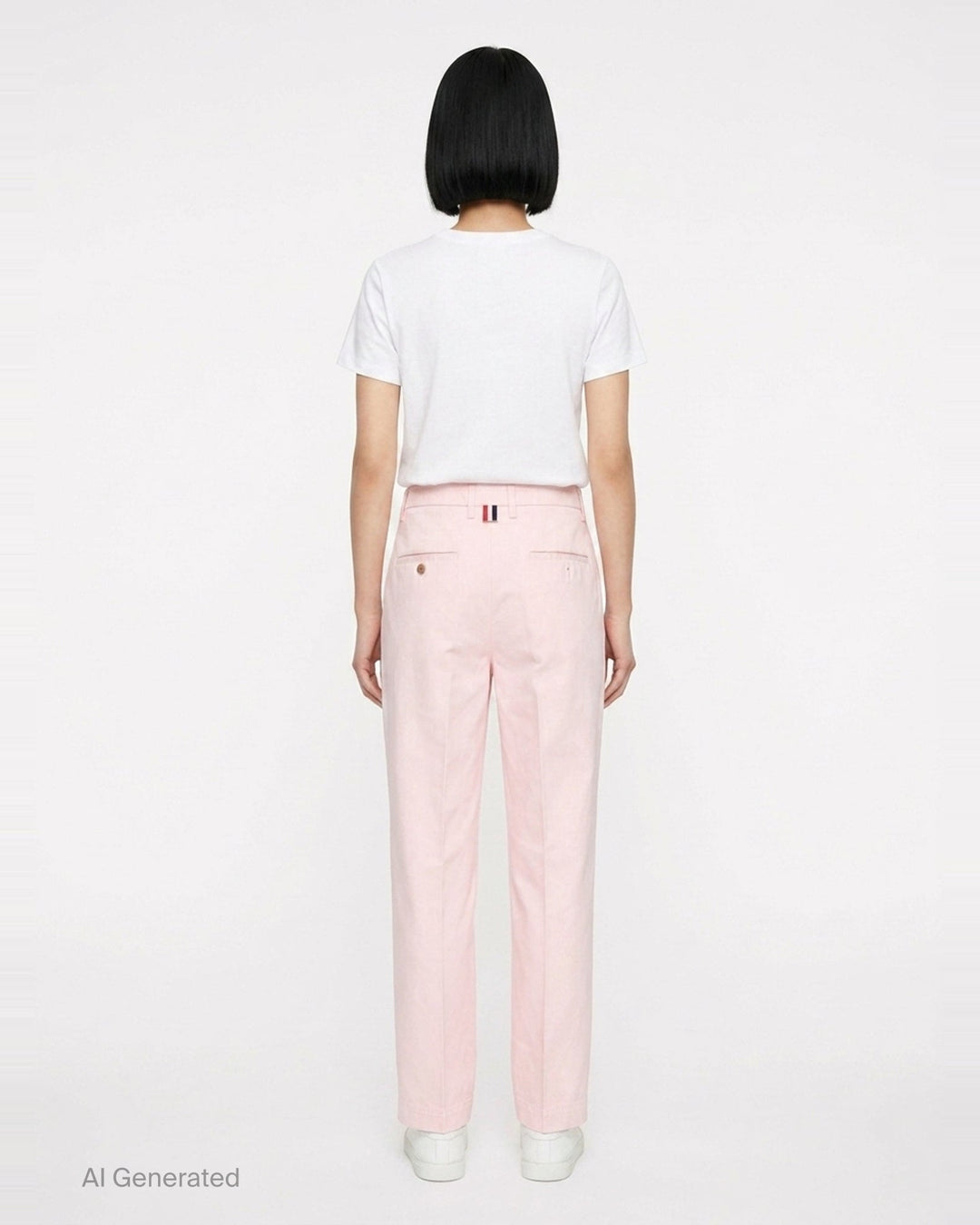 Beltloop Chino Cotton Twill Pants | Thom Browne | Club21 - back