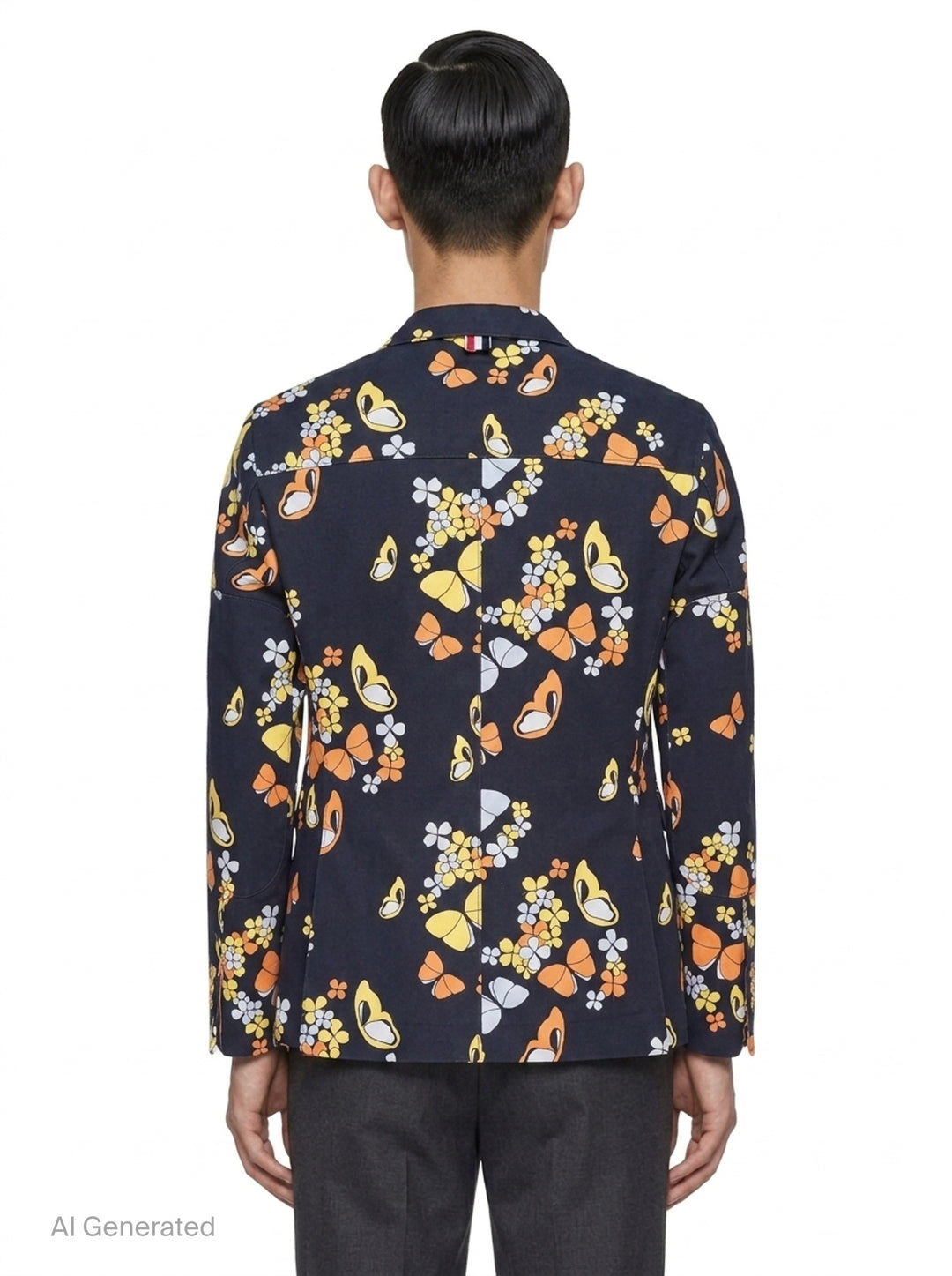 Butterfly Print Jacket | Thom Browne | Club21 - back