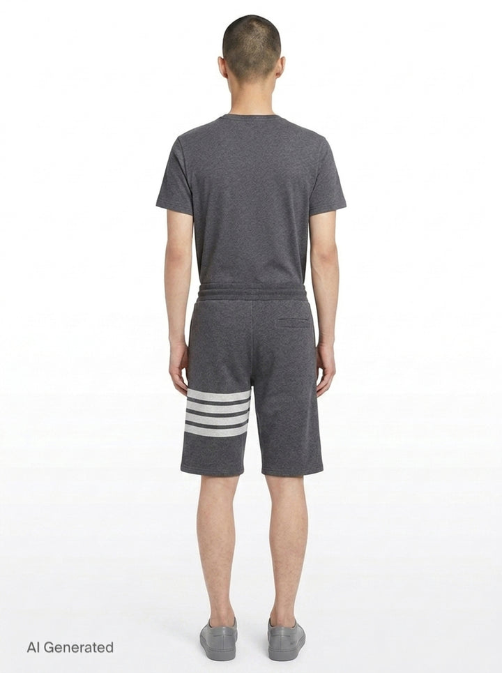 Classic 4-Bar Sweat Shorts | Thom Browne | Club21 - back
