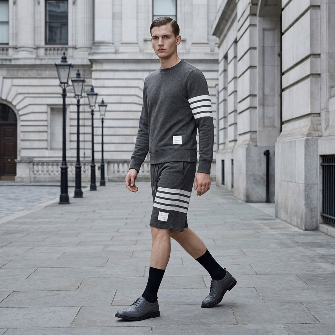 Classic 4-Bar Sweat Shorts | Thom Browne | Club21 - lifestyle