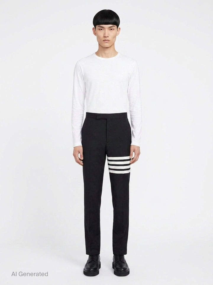 Classic Backstrap Trouser | Thom Browne | Club21 - front