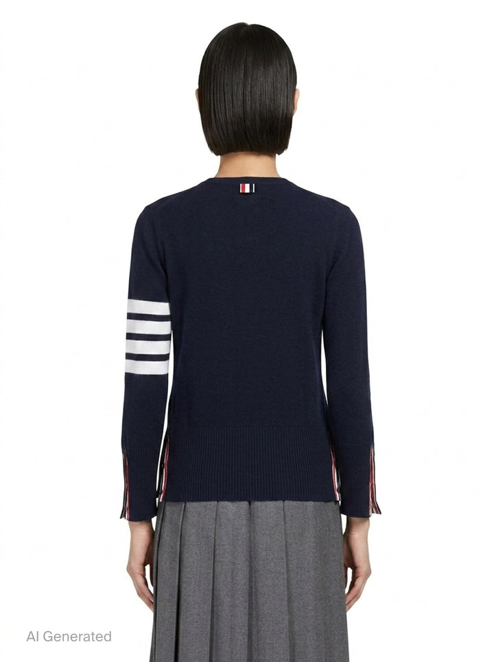 Classic Cashmere 4-Bar Cardigan | Thom Browne | Club21 - back