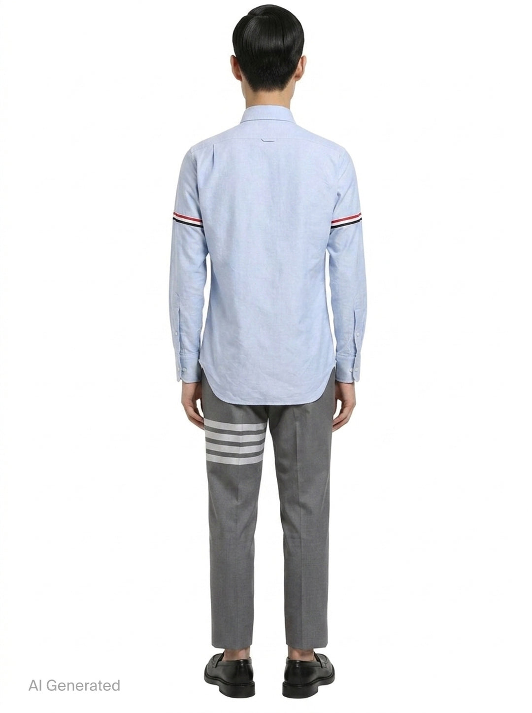 Classic Fit Long Sleeve Shirt | Thom Browne | Club21 - back
