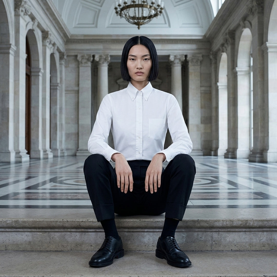 Classic Long Sleeve Button Down Shirt | Thom Browne | Club21 - lifestyle