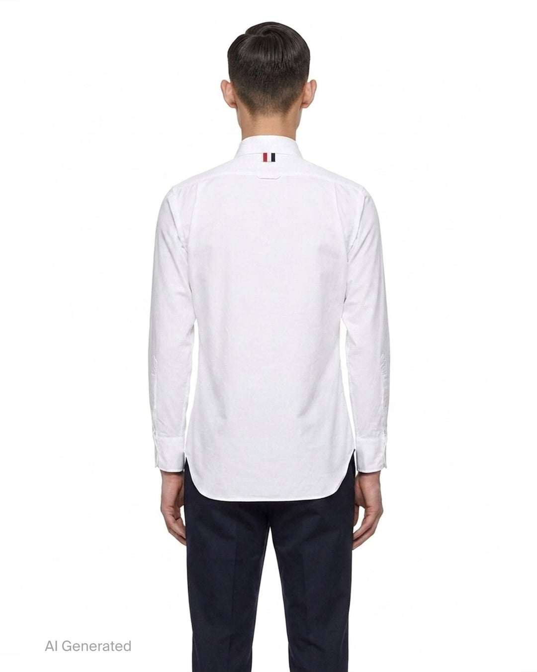 Classic Long Sleeve Button Down Shirt | Thom Browne | Club21 - back