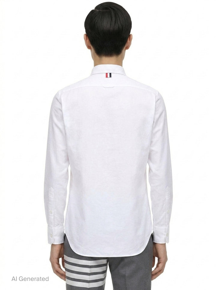 Classic Long Sleeve Oxford Shirt | Thom Browne | Club21 - back