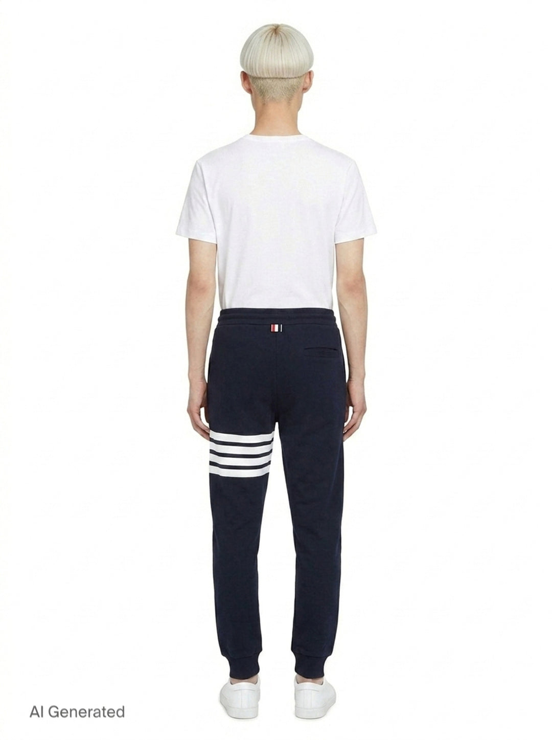 Classic Loopback 4-Bar Sweatpants | Thom Browne | Club21 - back
