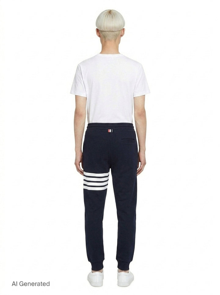 Classic Loopback 4-Bar Sweatpants | Thom Browne | Club21 - back