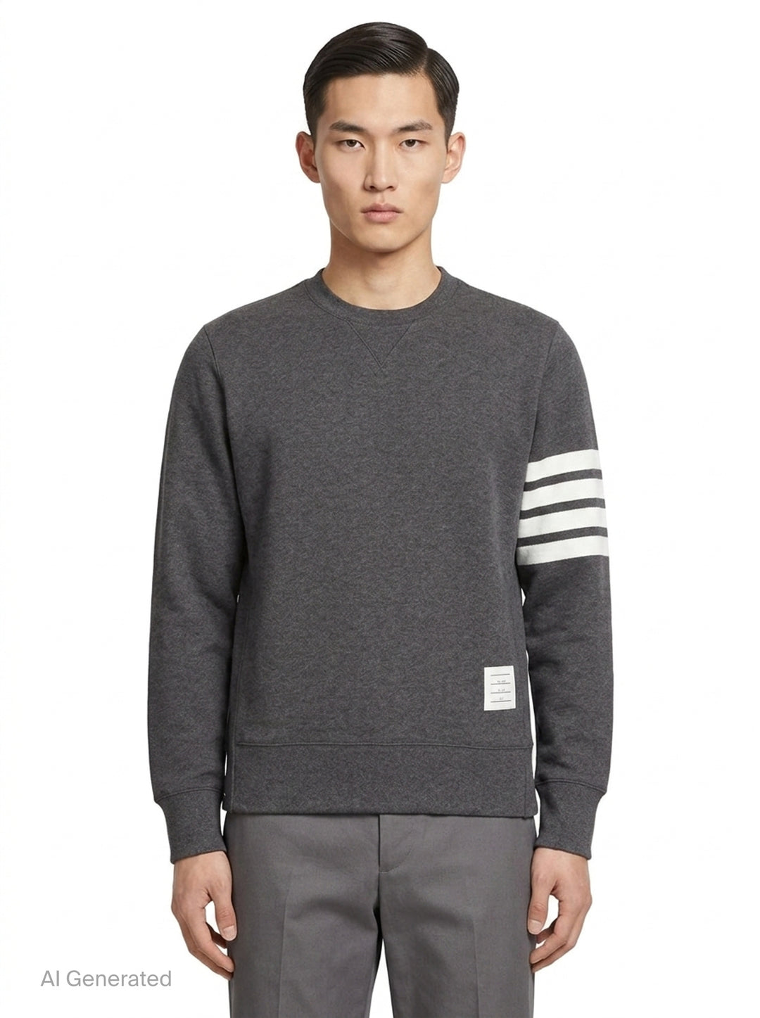 Classic Loopback 4-Bar Sweatshirt | Thom Browne | Club21 - front