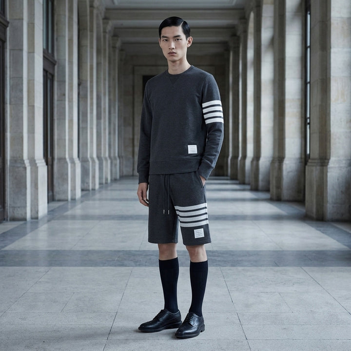 Classic Loopback 4-Bar Sweatshirt | Thom Browne | Club21 - lifestyle
