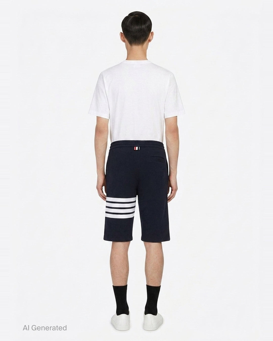 Classic Loopback 4-Bar Sweatshorts | Thom Browne | Club21 - back