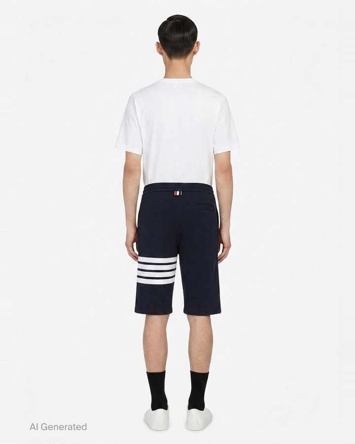 Classic Loopback 4-Bar Sweatshorts | Thom Browne | Club21 - back