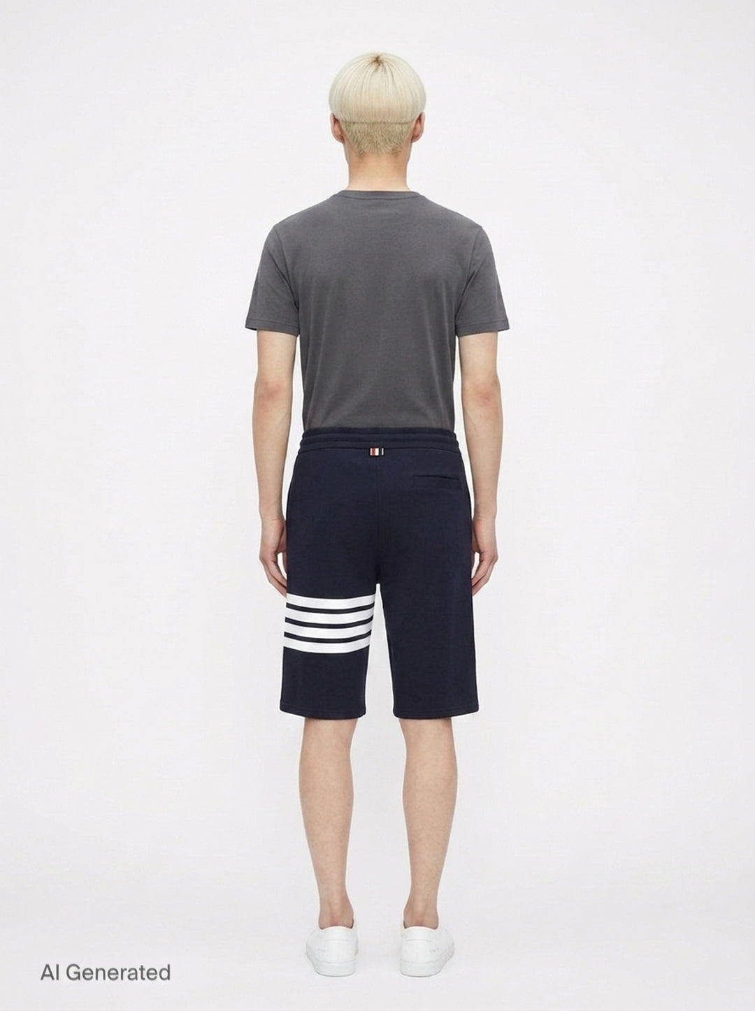 Classic Loopback 4-Bar Sweatshorts | Thom Browne | Club21 - back