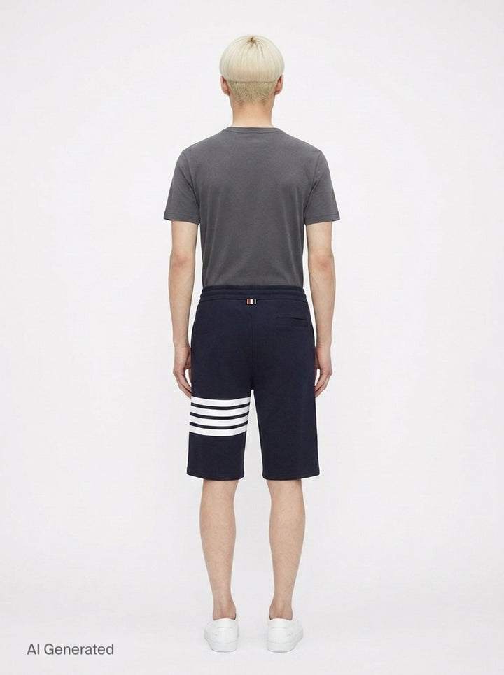 Classic Loopback 4-Bar Sweatshorts | Thom Browne | Club21 - back