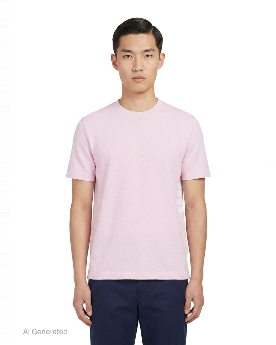 Classic Piqué 4-Bar Tee | Thom Browne | Club21 - front