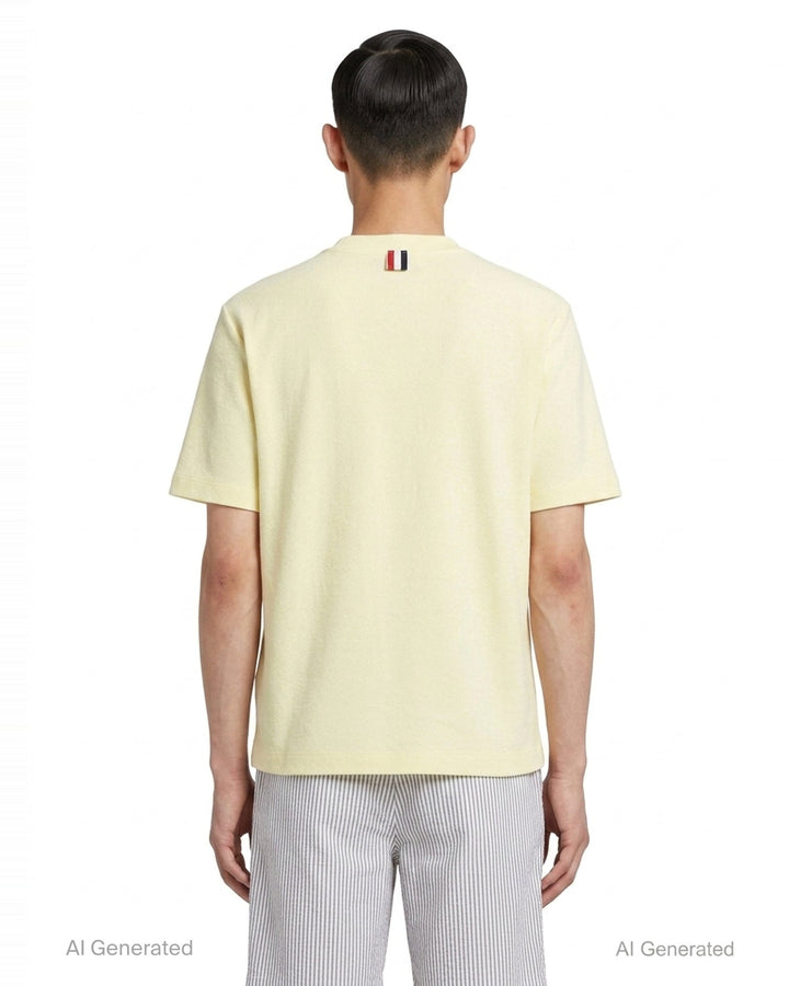 Classic Piqué 4-Bar Tee | Thom Browne | Club21 - back