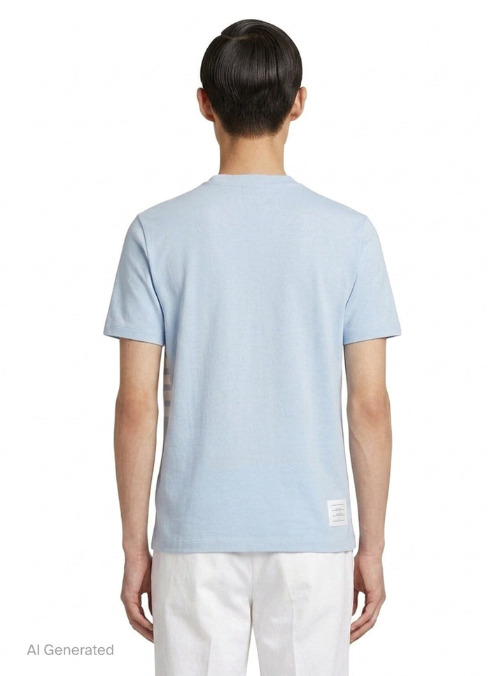 Classic Piqué 4-Bar Tee | Thom Browne | Club21 - back