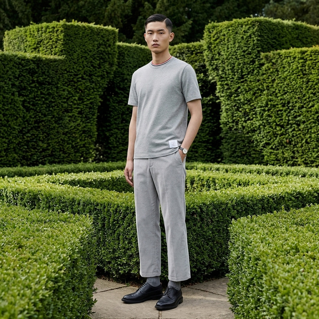 Classic Piqué 4-Bar Tee | Thom Browne | Club21 - lifestyle